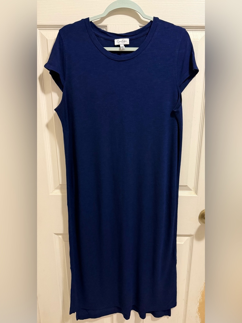 Jessica Simpson Navy T-Shirt Midi Dress